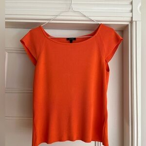 Escada knitwear, bright orange, size 6, good condition